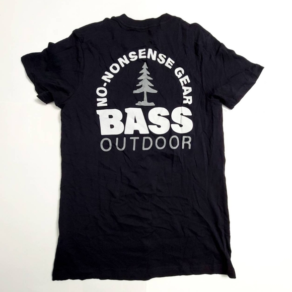BASS OUTDOOR Men's Chris No-Nonsense Logo Graphic T-Shirt - Picture 5 of 6